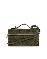 Bottega Veneta Green Suede Bag 'Bang Bang'