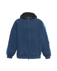 Balenciaga Blue Hoodie for men