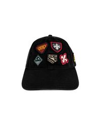 DIESEL Black Baseball Cap 'C-Scud' for men