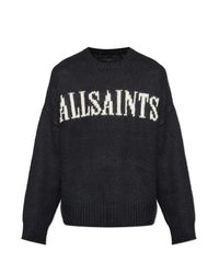 AllSaints Black Stokes Sweater for men