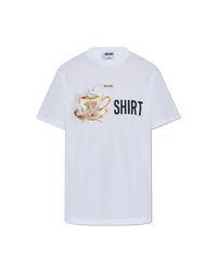 Moschino White T-Shirt With Print