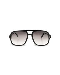 Tom Ford Black "Falconer-02" Sunglasses