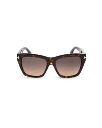 Tom Ford Brown 'Flynn-02' Sunglasses for men