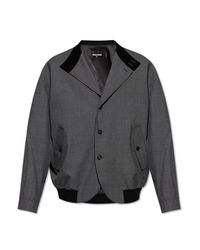 DSquared² Gray Wool Jacket for men