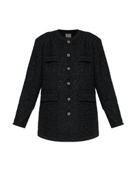Gestuz Black Tweed Jacket "Gzkeiko"