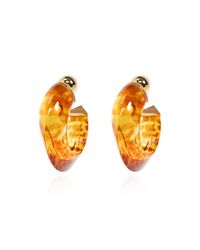 Alaïa Orange Hoop Earrings