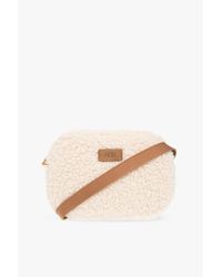 Ugg Natural 'janey Ii Sherpa' Shoulder Bag