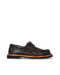 Fendi Black Leather Shoes for men