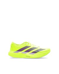 Adidas Originals Yellow Sports Shoes 'Adizero Evo Sl Woven' for men