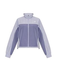 New Balance Purple 'Wj6279Fy' Oversize Jacket