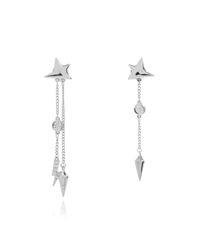 Zadig & Voltaire Metallic Brass Earrings