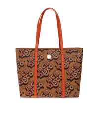 MCM Brown 'Toni Medium' Shopper Bag