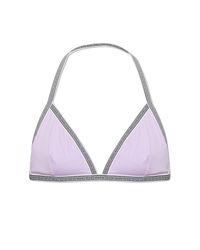 Versace Purple Swimsuit Top