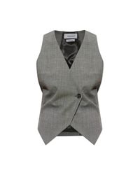 McQueen Gray Wool Blazer