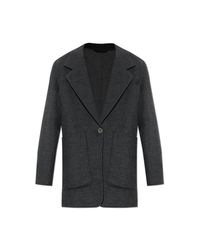 Givenchy Black Short Coat With Pockets