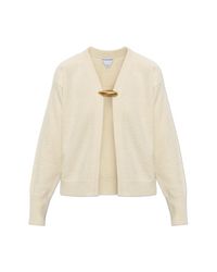 Bottega Veneta Natural Cardigan With Pin