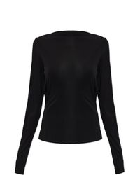 Cult Gaia Black Top 'Vayda'