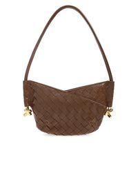 Bottega Veneta Brown Shoulder Bag 'Baby Solstice'