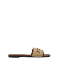 Furla White "Brezza" Slides