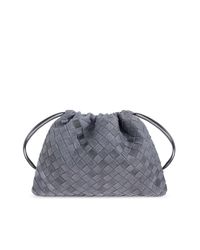 Bottega Veneta Gray Suede Bag