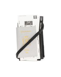 Balenciaga White Leather Wallet On A Strap for men