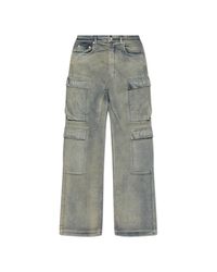 Rick Owens Gray 'Duble Cargo' Jeans for men
