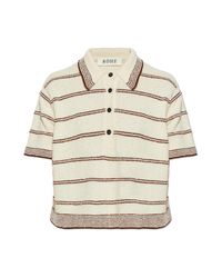 Rohe Natural Striped Polo
