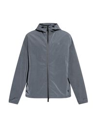 Burberry Gray Hooded Jacket for men