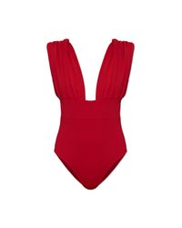 Maiya Paris Red One-Piece Swimsuit "Monceau"