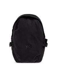 Y-3 Black Backpack With Logo