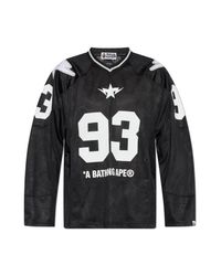 A Bathing Ape Black Long Sleeve T-Shirt for men