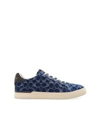 COACH Blue 'lowline' Sneakers for men