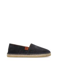 Etro Black Suede Espadrilles for men