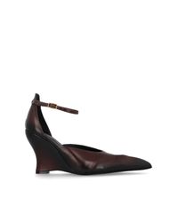 KNWLS White 'Sabaton' Wedge Shoes
