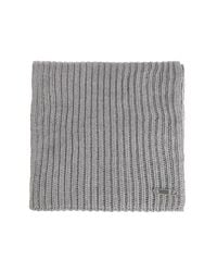 Givenchy Gray Wool Scarf With Applique for men