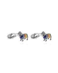 Paul Smith Metallic Cufflinks for men