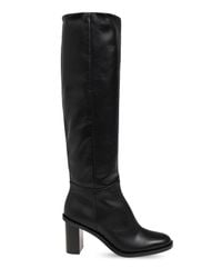 Max Mara Black Leather Boots