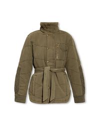 Zadig & Voltaire Green 'kalice' Quilted Jacket