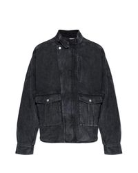 Isabel Marant Black 'Isaiah' Denim Jacket for men