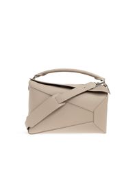 Loewe Gray Handbag 'Puzzle Edge Medium'