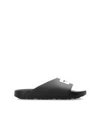 Givenchy White Rubber Flip-Flops With Logo
