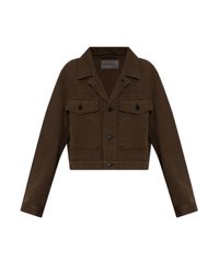 Lemaire Brown Denim Jacket