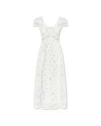 LoveShackFancy White Dress 'Suvi'