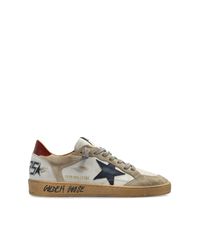 Golden Goose Deluxe Brand Brown 'Ballstar Double Quarter With Fol' Sports Shoes for men