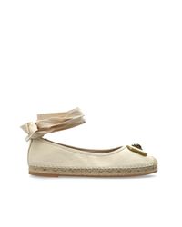 Kurt Geiger Natural 'Pimlico Tie' Espadrilles