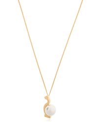 Ferragamo Black Pendant Necklace