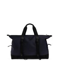 Moncler Blue Handbag With Logo for men