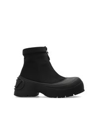 DIESEL Black Platform Ankle Boots 'D-Donald Ch' for men