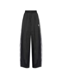 Adidas Originals Black Satin Trousers