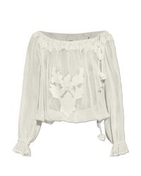Isabel Marant White Top 'Dalyna'